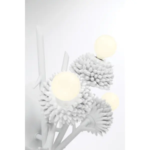 North Fork 6-Light Flush Mount in Sand White - Image 3