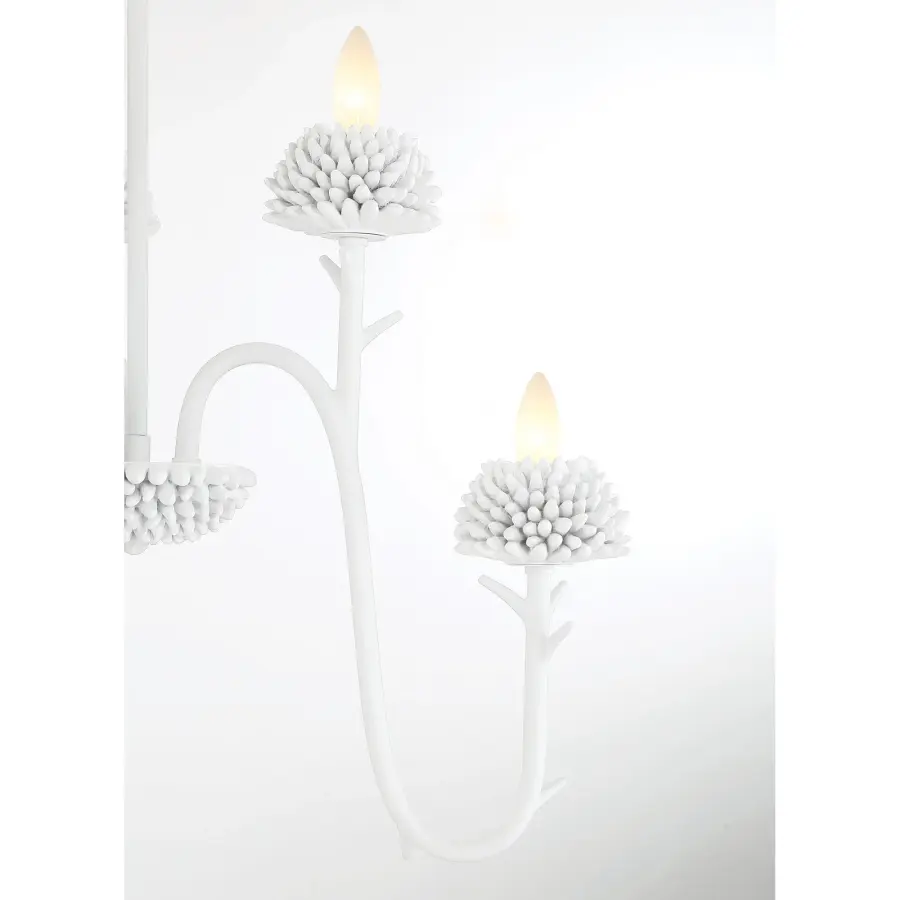 North Fork 6-Light Pendant in Sand White - Image 4