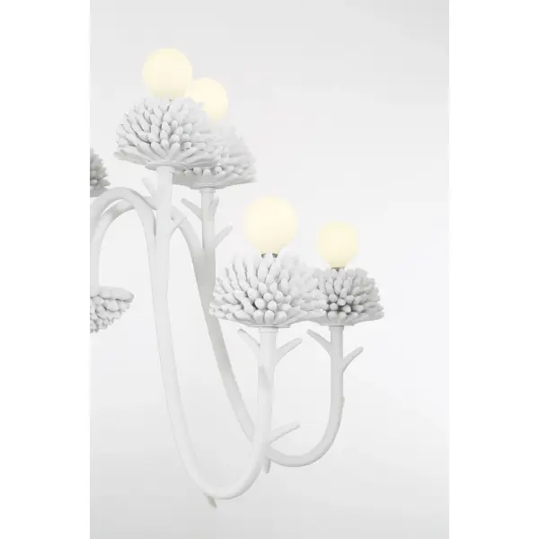North Fork 10-Light Two-Tier Chandelier in Sand White - Image 5