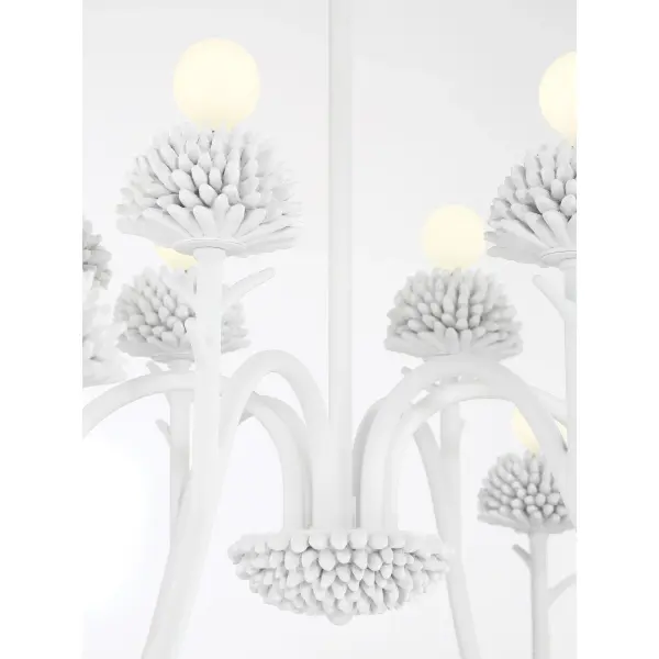North Fork 12-Light Two-Tier Chandelier in Sand White - Image 3
