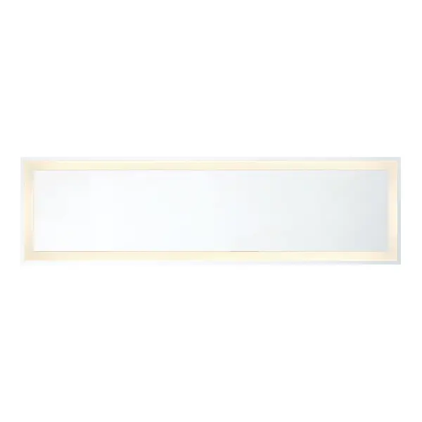 This 18-inch backlit vanity mirror delivers excellent illumination with 2,959 lumens and a high 93 CRI for accurate color rendering. ADA compliant and dimmable, it's ideal for compact spaces requiring quality task lighting. - alternate view