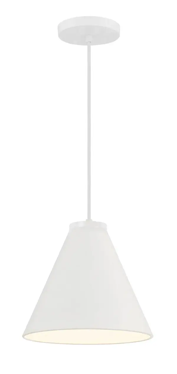 In White by Minka-Lavery from the Vantage Pendants collection