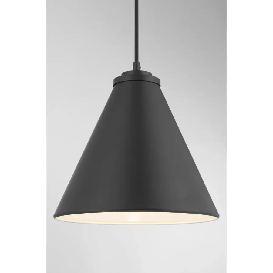 Vantage 1-Light Pendant in Coal Black - Image 2
