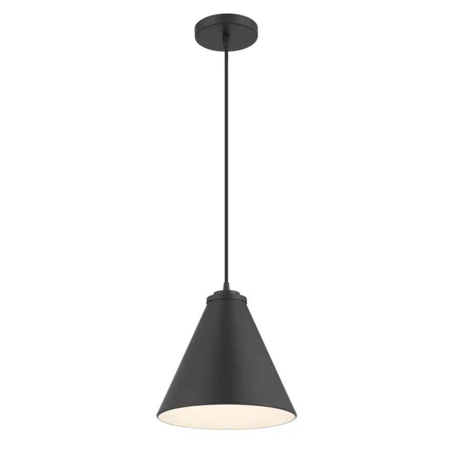 Vantage 1-Light Pendant in Coal Black - Image 4
