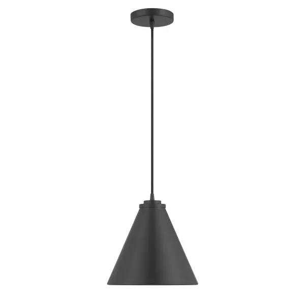 Vantage 1-Light Pendant in Coal Black - Image 5