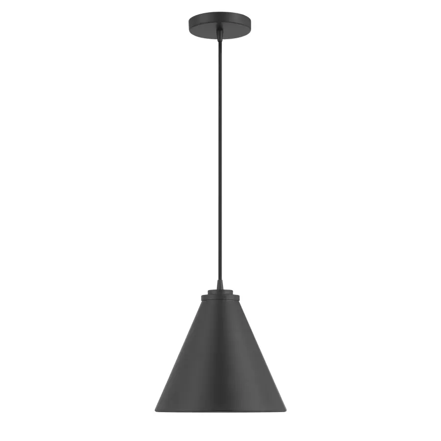 Vantage 1-Light Pendant in Coal Black - Image 5