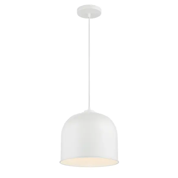 Vantage White Metal Pendant Light - Image 4