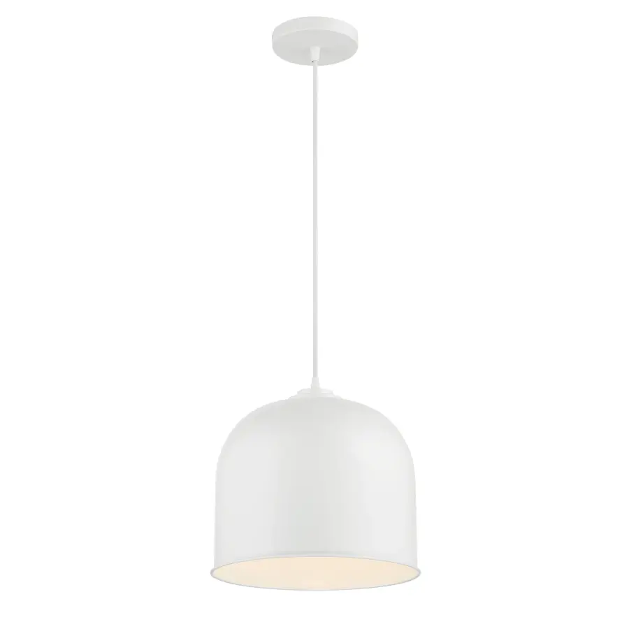 Vantage White Metal Pendant Light - Image 4