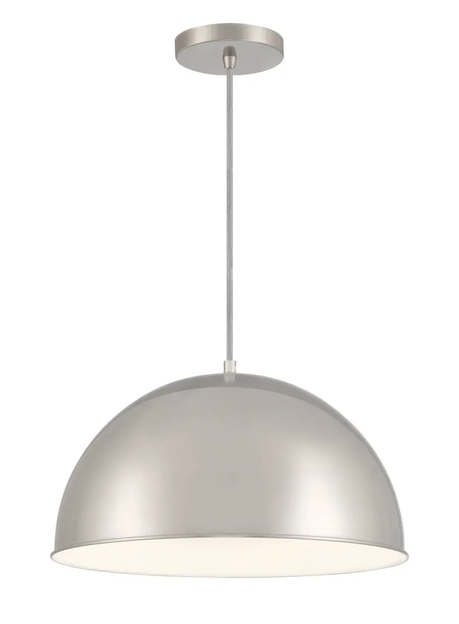 Vantage 1-Light Pendant in Brushed Nickel - Image 1