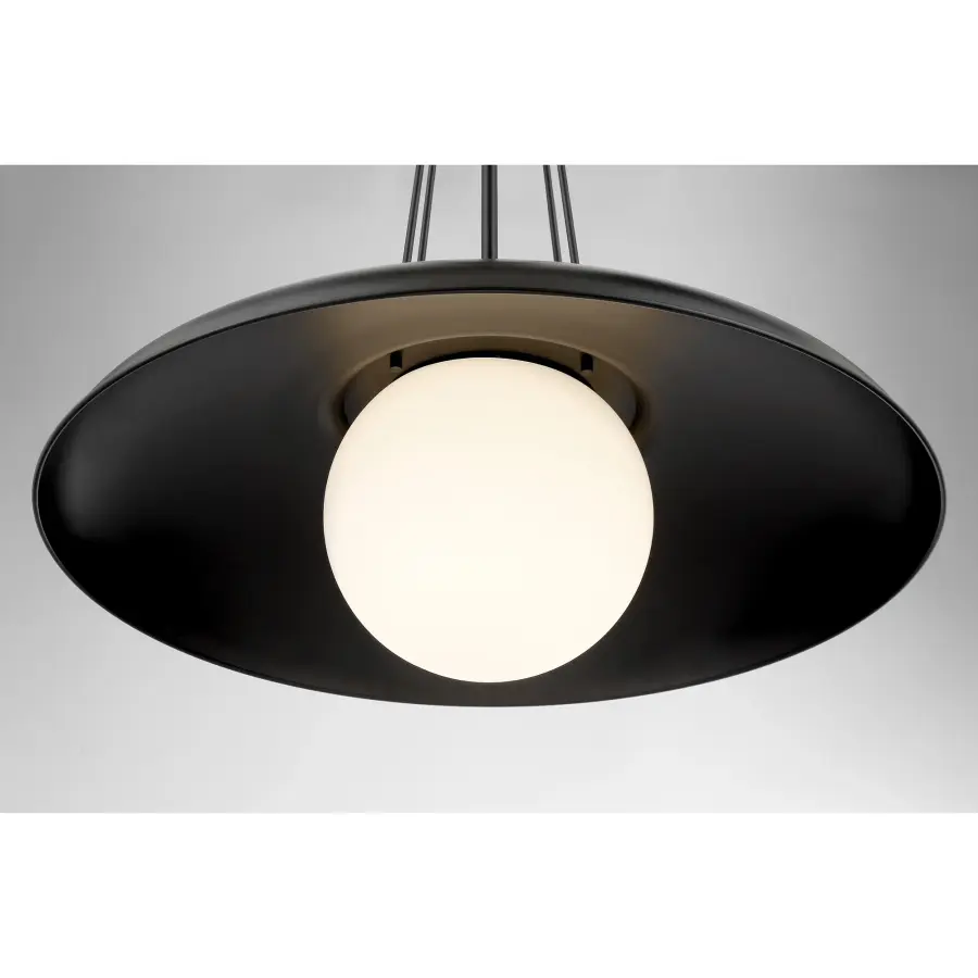 Schooner Ridge 24" Coal Black Pendant Light - Image 3
