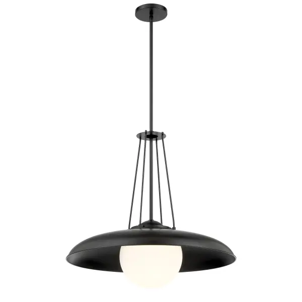 Schooner Ridge 24" Coal Black Pendant Light - Image 5