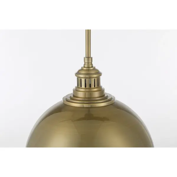 Vorey 1-Light Pendant in Oxidized Aged Brass - Image 4
