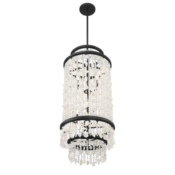 Shimmering Elegance 6-Light Pendant in Sand Coal - Image 4