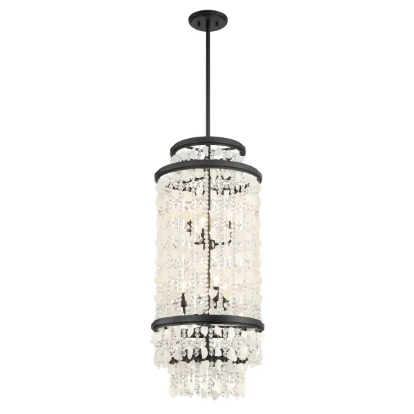Shimmering Elegance 6-Light Pendant in Sand Coal - Image 5