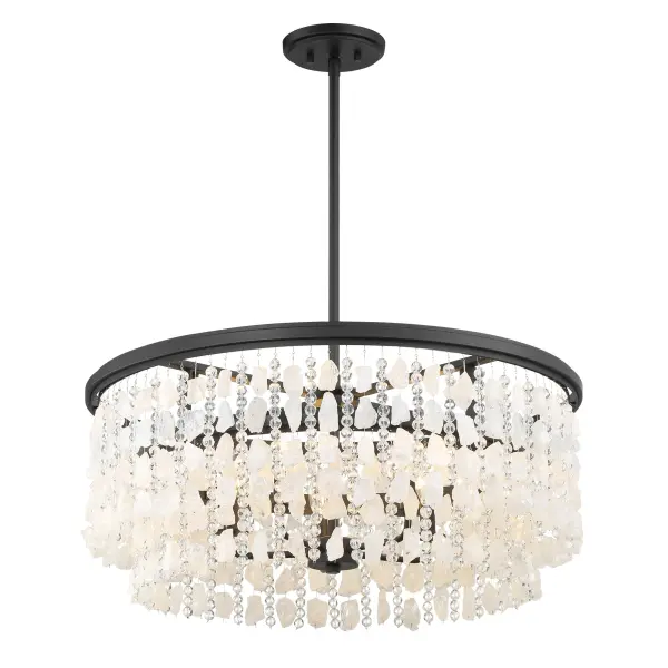 Shimmering Elegance 5-Light Chandelier - Image 1