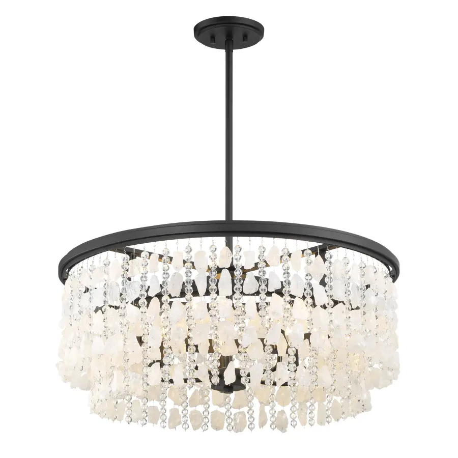 Shimmering Elegance 5-Light Chandelier - Image 1