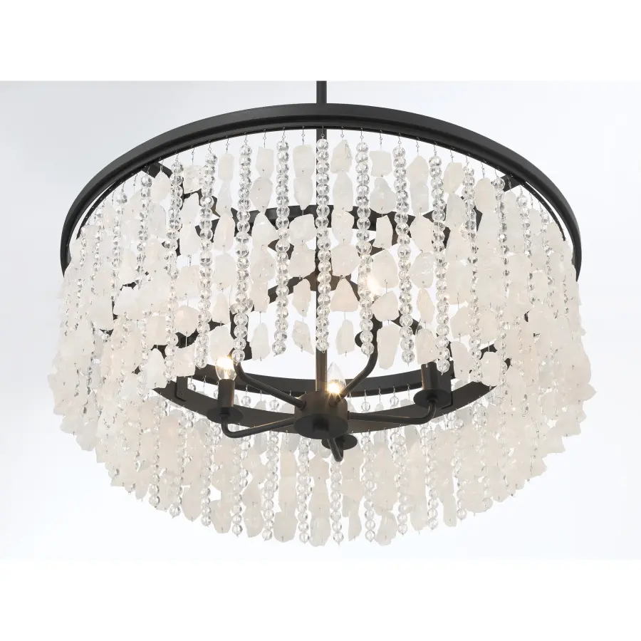 Shimmering Elegance 5-Light Chandelier - Image 3