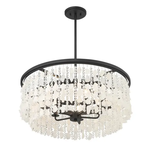 Shimmering Elegance 5-Light Chandelier - Image 4