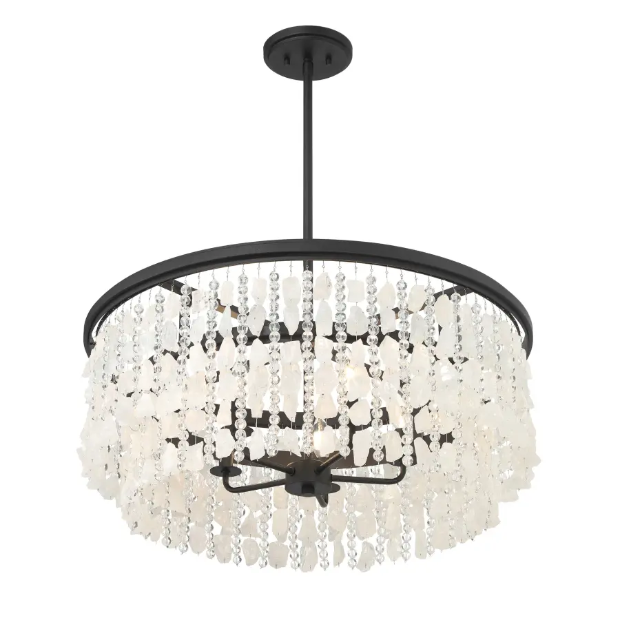 Shimmering Elegance 5-Light Chandelier - Image 4