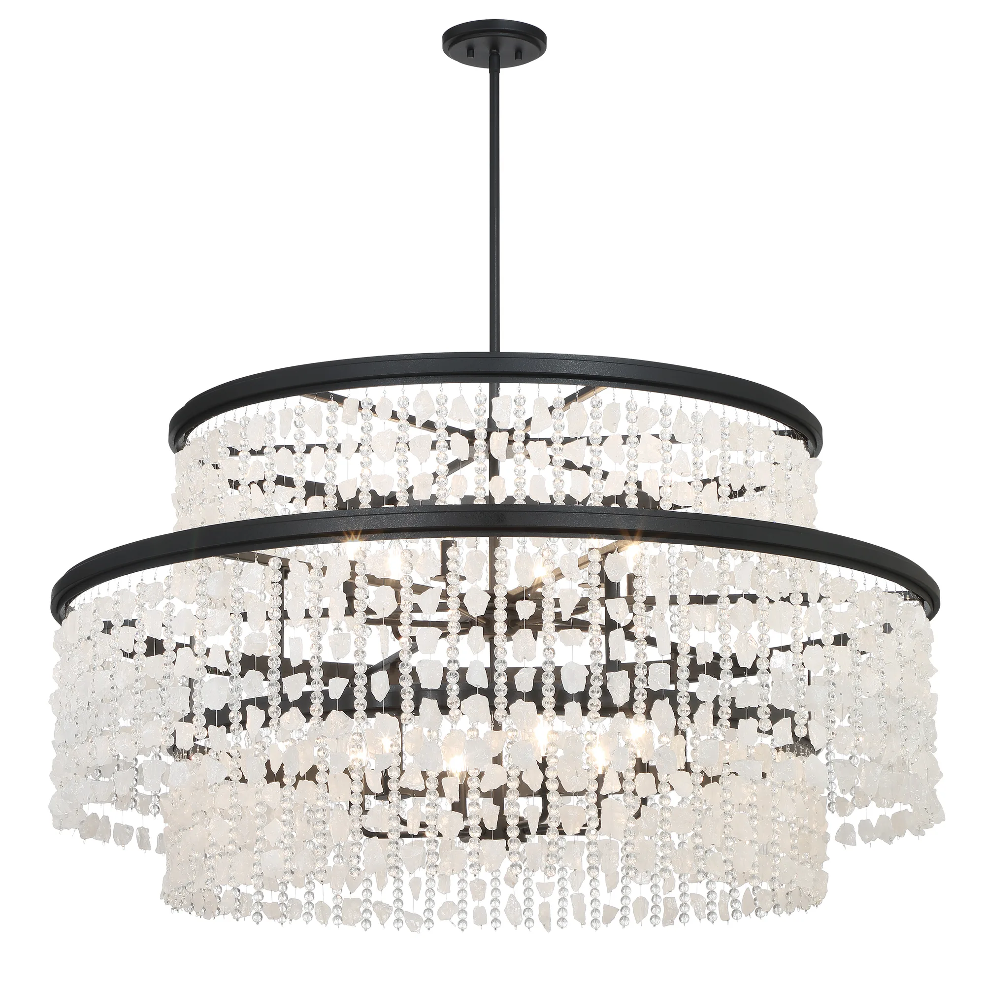 Shimmering Elegance 12-Light Chandelier