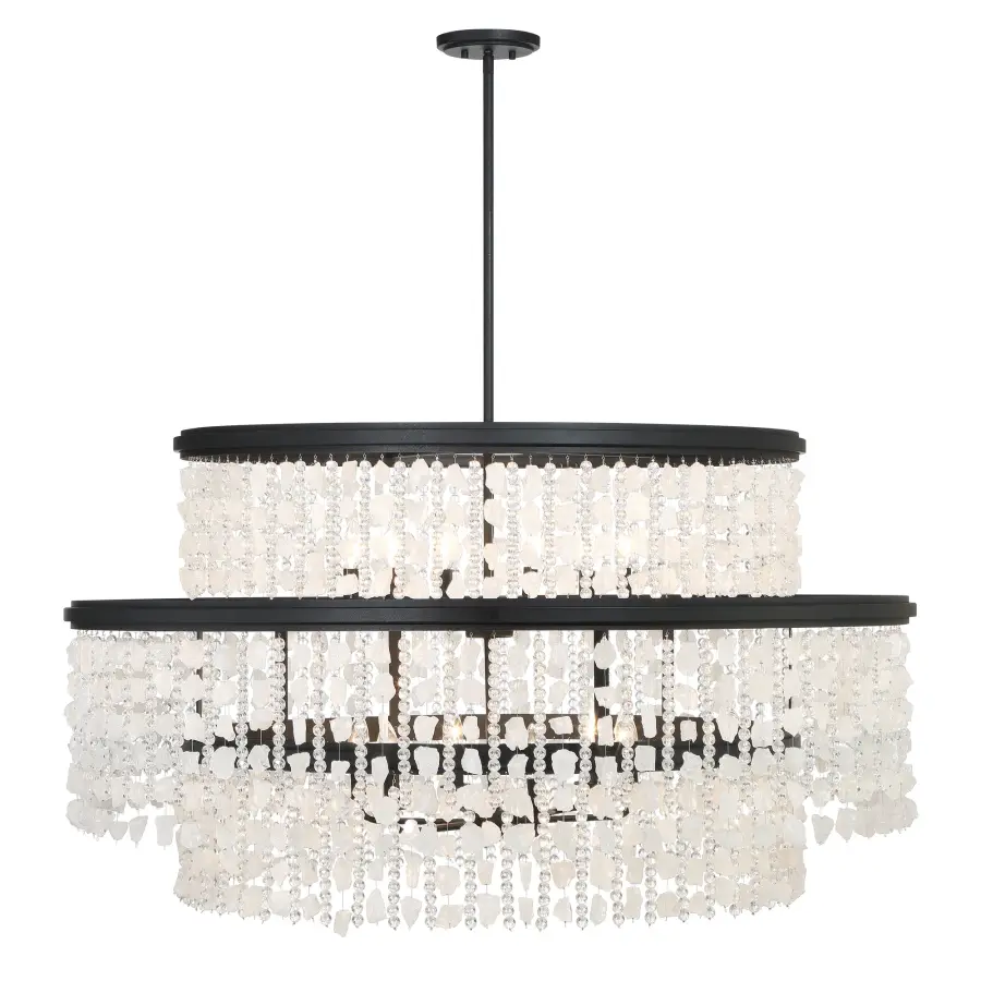 Dramatic 48-Inch Crystal Chandelier Makes a Bold Statement - Image 2