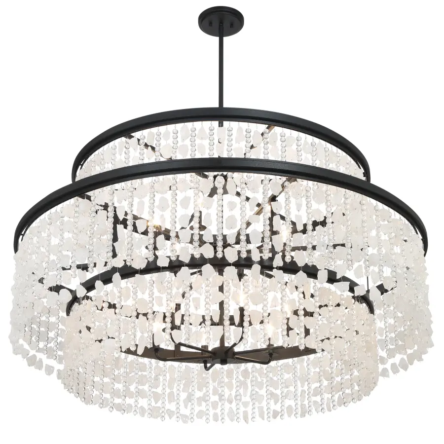 Shimmering Elegance 12-Light Chandelier - Image 7