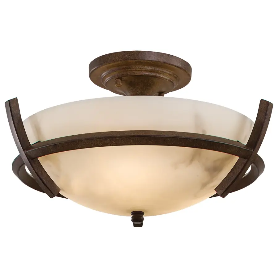 Calavera 3-Light Semi Flush Mount
