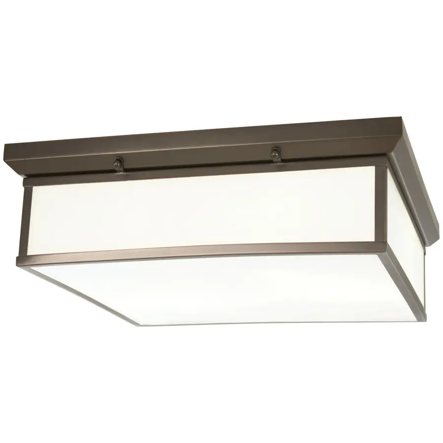 20" LED Flush Mount in Harvard Court Bronze