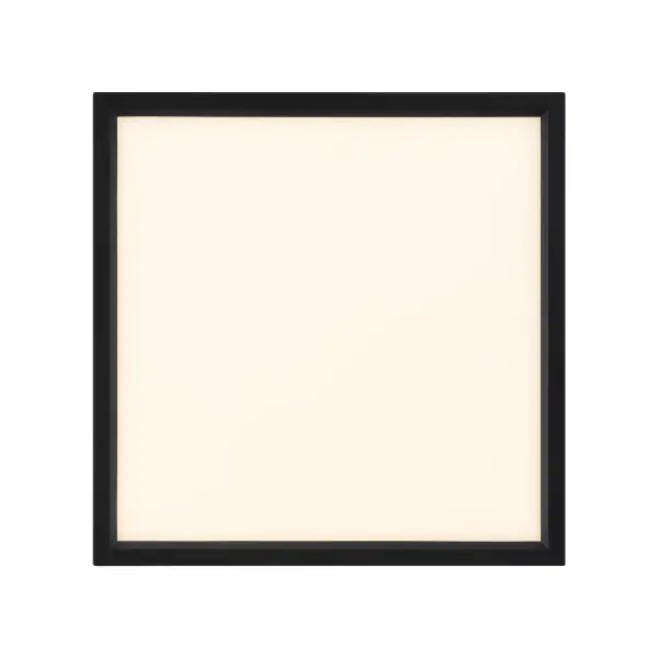 15" Square LED Flush Mount in Coal Black - Image 4