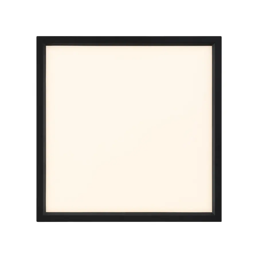 15" Square LED Flush Mount in Coal Black - Image 4