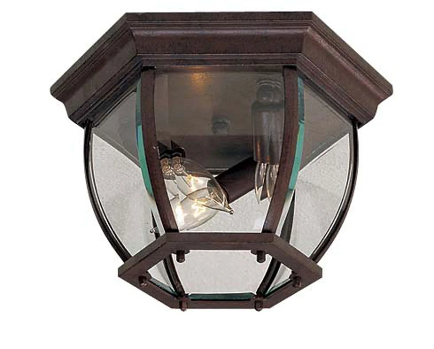 Wyndmere Three Light Flush Mount in Antique Bronze