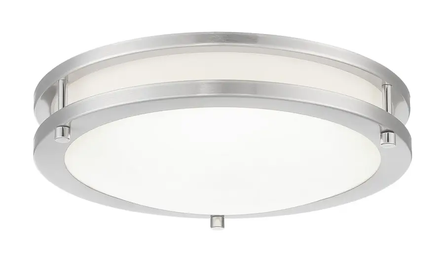 11.75" LED Flush Mount in Brushed Nickel