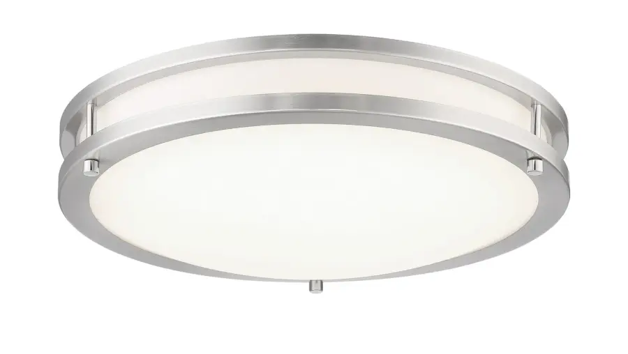 13.75" LED Flush Mount in Brushed Nickel