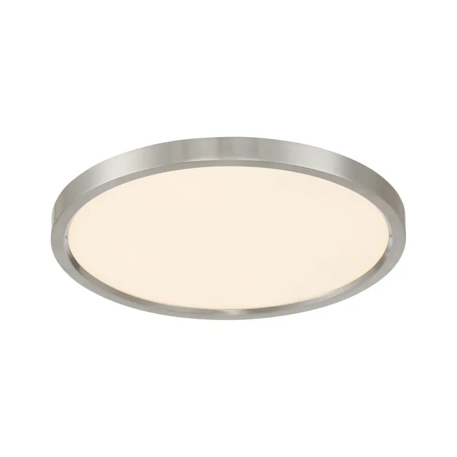 15" LED Flush Mount in Brushed Nickel - Image 2