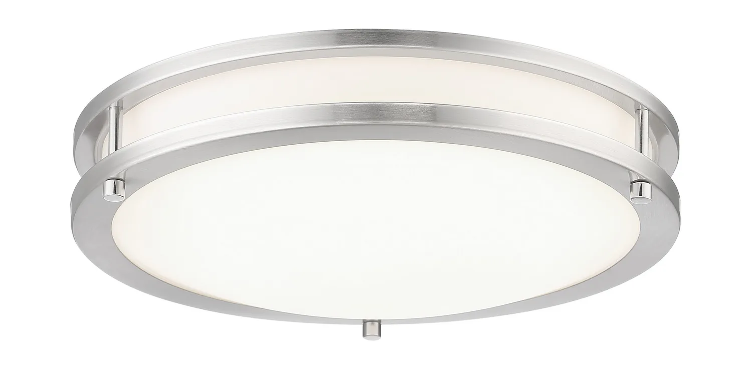 LED Flush Mount LED Flush Mount in Brushed Nickel