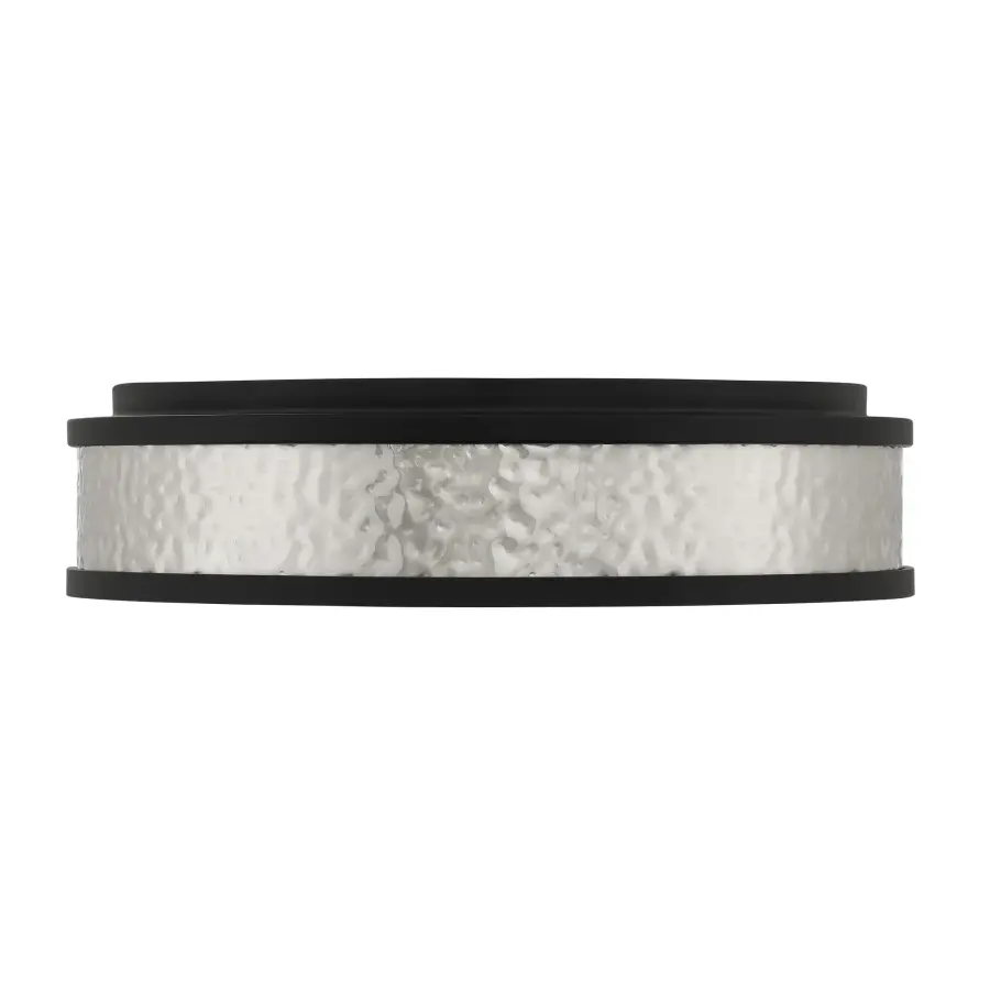 15" LED Flush Mount in Brushed Nickel and Coal - Image 3