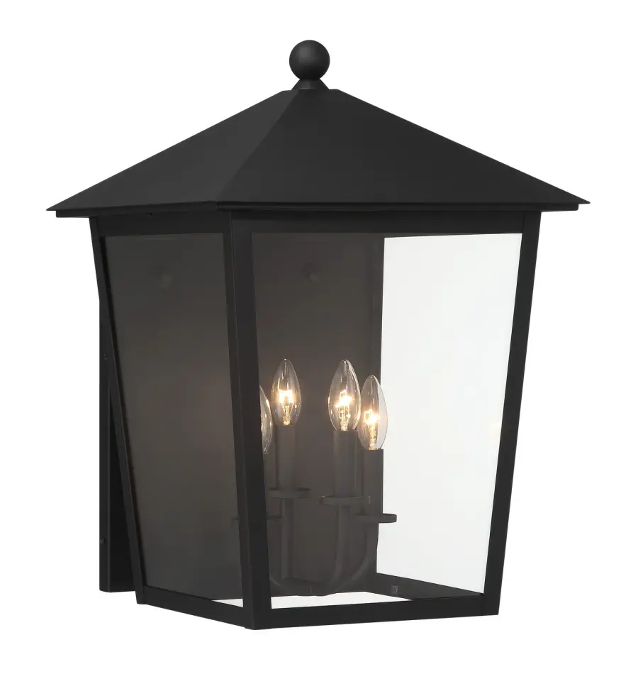 Noble Hill 3-Light Outdoor Wall Lantern - Image 1