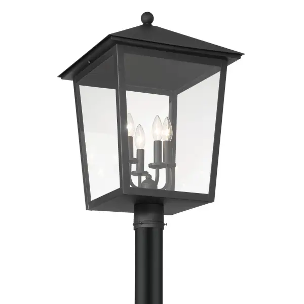 Noble Hill 4-Light Outdoor Post Mount Lantern - Image 3