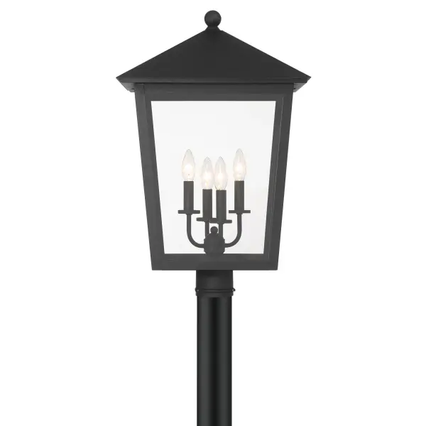 Noble Hill 4-Light Outdoor Post Mount Lantern - Image 4