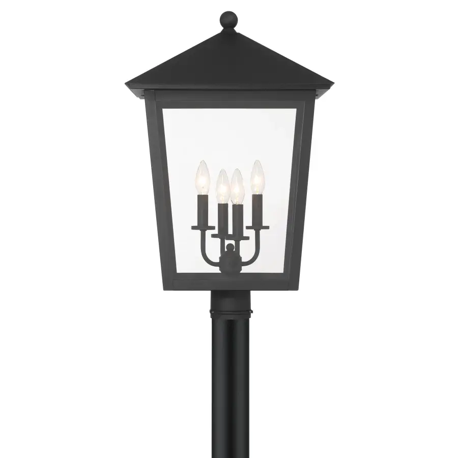 Noble Hill 4-Light Outdoor Post Mount Lantern - Image 4