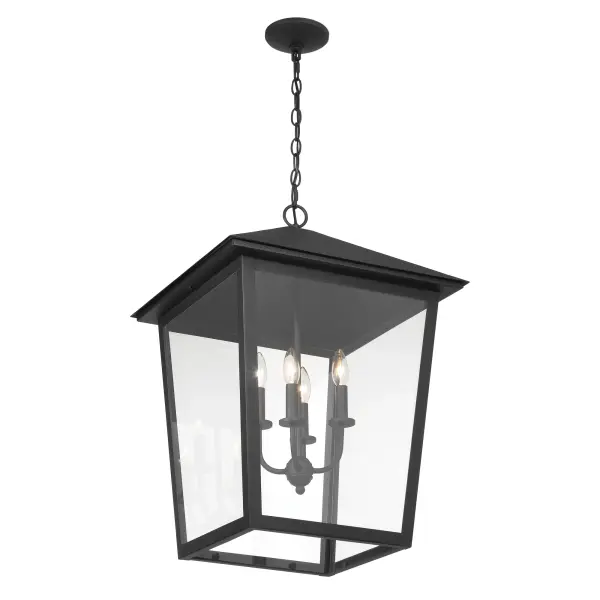 Noble Hill 4-Light Outdoor Chain Hung Lantern - Image 2