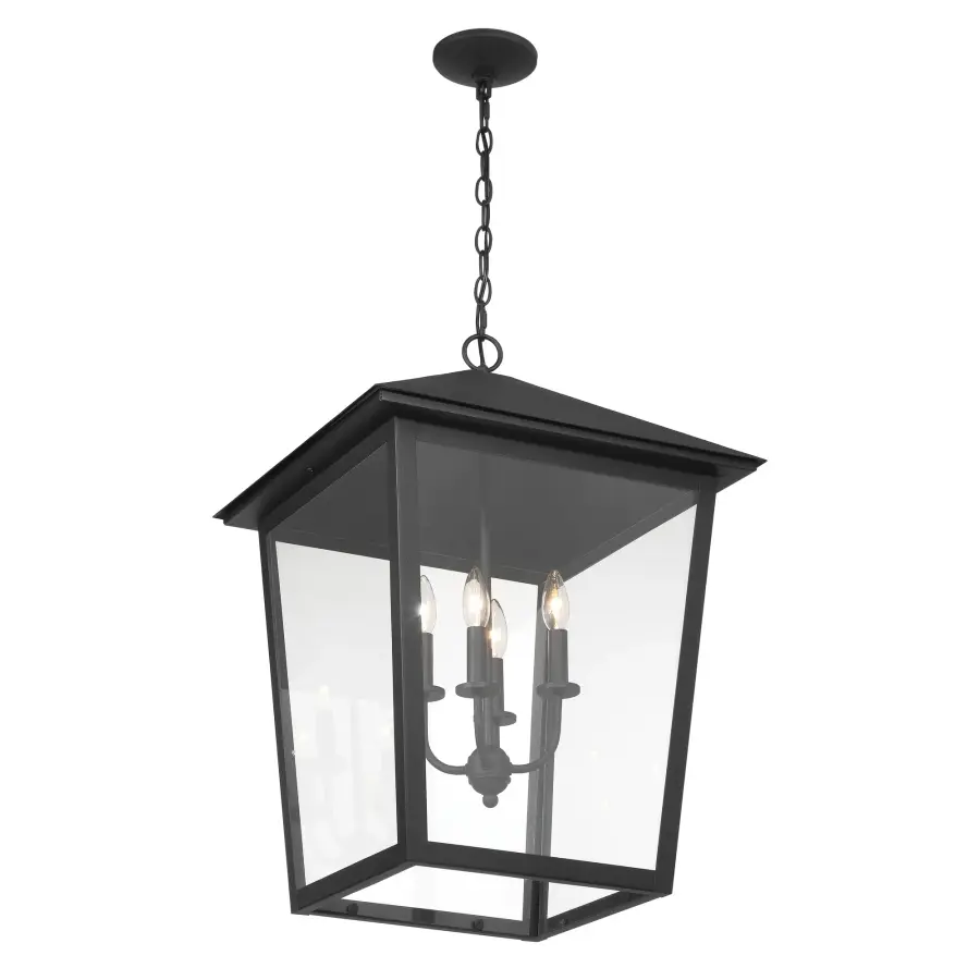 Noble Hill 4-Light Outdoor Chain Hung Lantern - Image 2