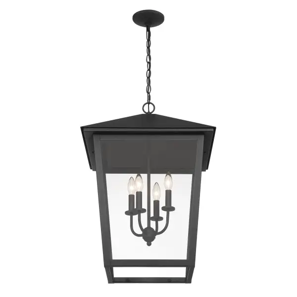 Noble Hill 4-Light Outdoor Chain Hung Lantern - Image 3