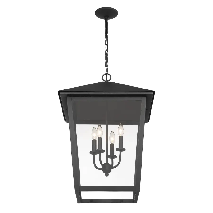 Noble Hill 4-Light Outdoor Chain Hung Lantern - Image 3