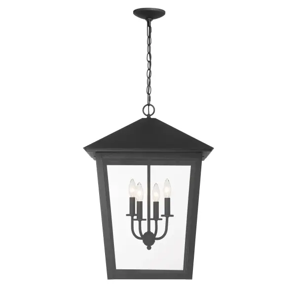 Noble Hill 4-Light Outdoor Chain Hung Lantern - Image 4