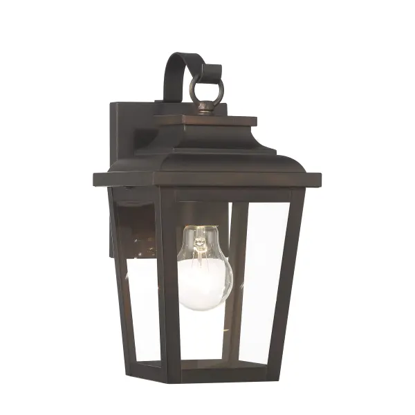 1 Light Wall Mount in Chelesa Bronze™ Finish with Clear Glass - alternate view
