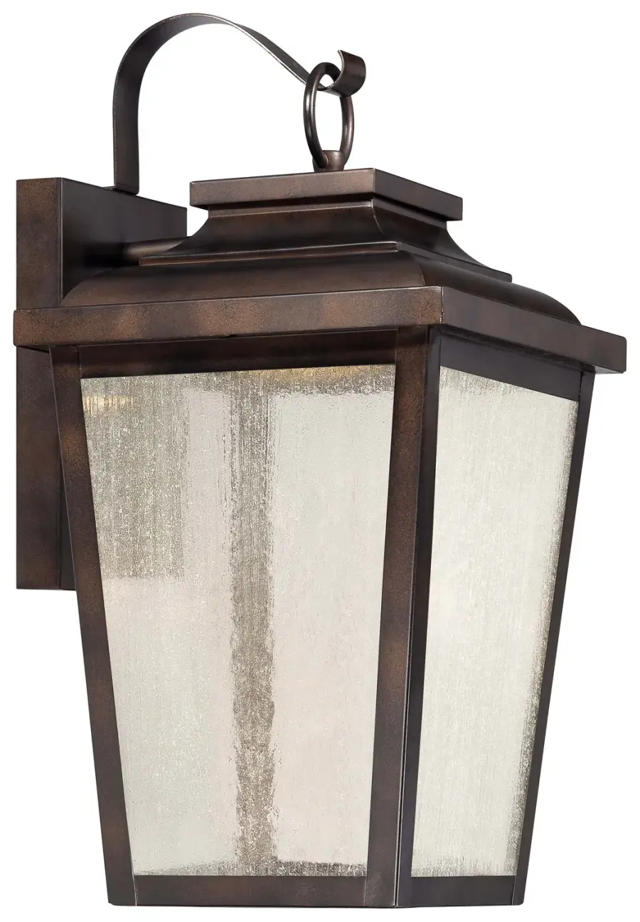 Irvington Manor LED Wall Lantern in Chelsea Bronze