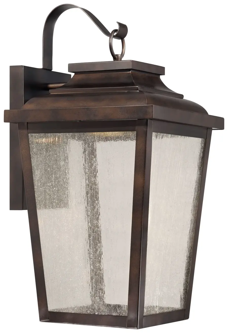 Irvington Manor LED Wall Lantern in Chelsea Bronze - Image 1