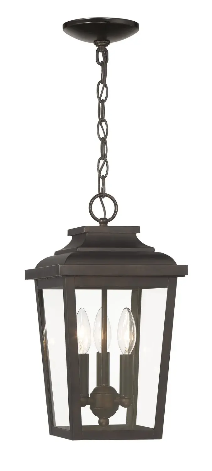 Irvington Manor 3-Light Chain Hung Lantern - Image 1