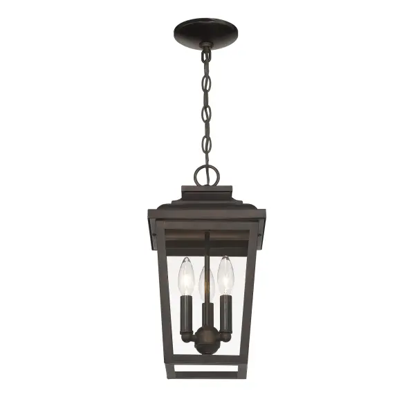 Irvington Manor 3-Light Chain Hung Lantern - Image 3